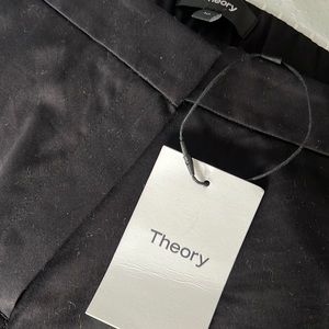Theory Pants, Thaniel 22,  Stretch Cotton, Cropped, Sz 12